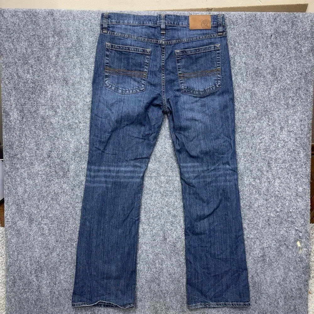 Cody James Relaxed Boot Cut Duke distressed jeans men's size 36 36x34 (READ)